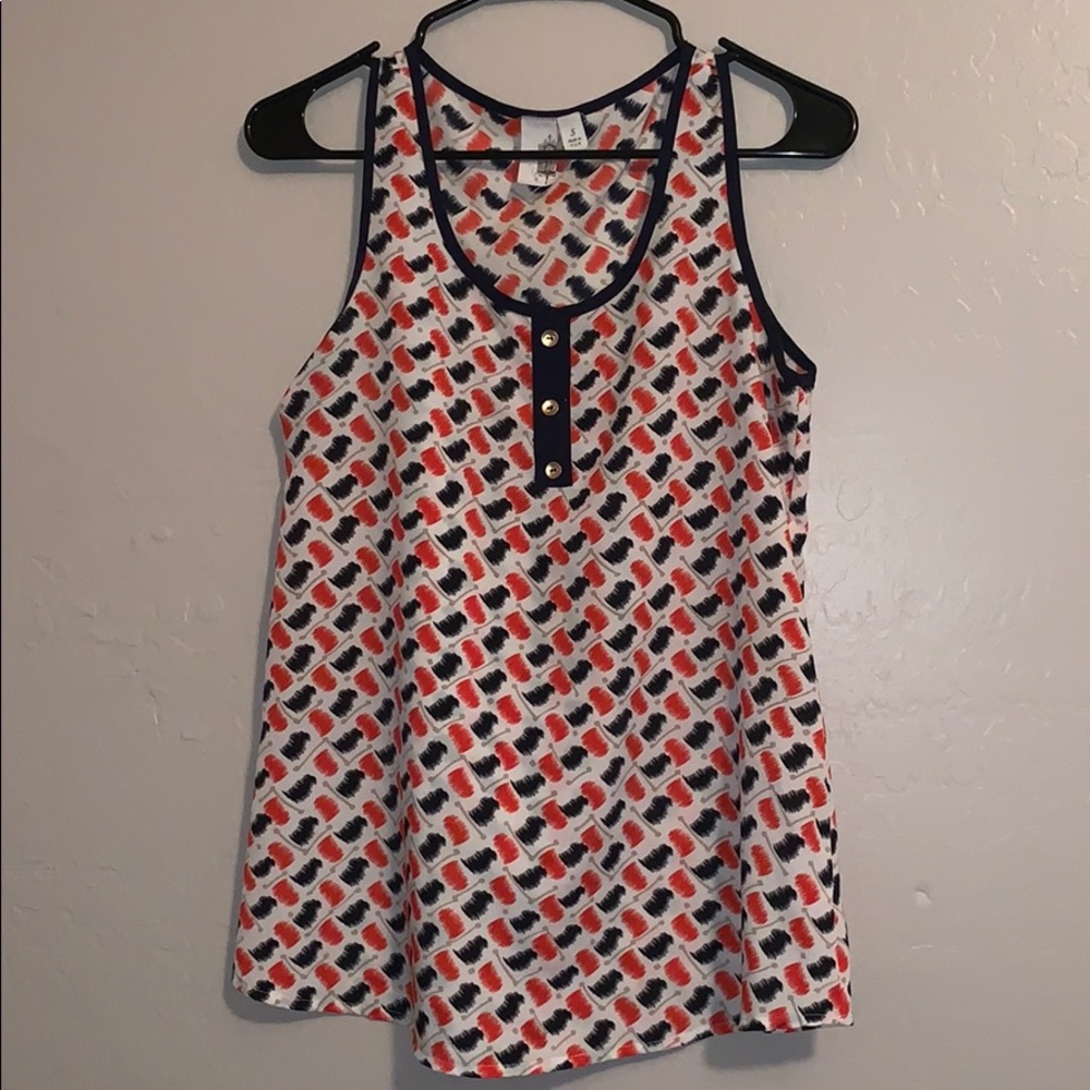 Multi color blouse.